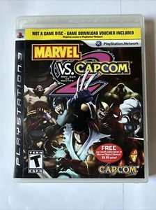 Marvel vs Capcom 2 PS3 - ¡Raro! Difícil de encontrar - Completo en caja - SIN DISCO - Imagen 1 de 6