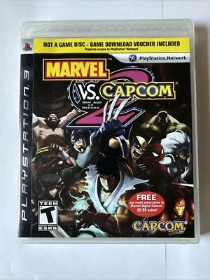 Marvel vs Capcom 2 PS3 - Rare! Hard To Find - CIB Complete - NO DISC - Image 1 of 4