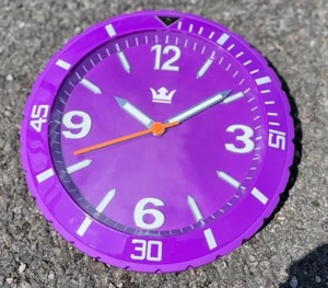 R Schmidtmeister SEMPRE PURPLE WALL CLOCK + free download Album - Sinners Music - Picture 1 of 3