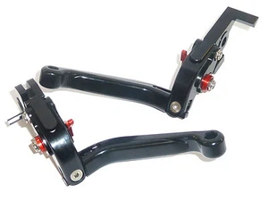 YAMAHA MT-09 TRACER FOLDING BRAKE AND CLUTCH LEVER SET RACE TRACK ROAD S12zC - Picture 1 of 9