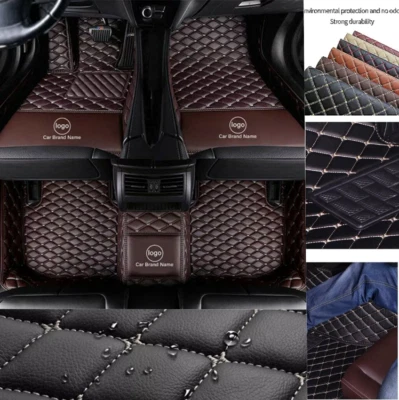 Fit for Jaguar All Models Car Floor Mats Carpets Cargo Liners Mats Waterproof - Image 1 of 4