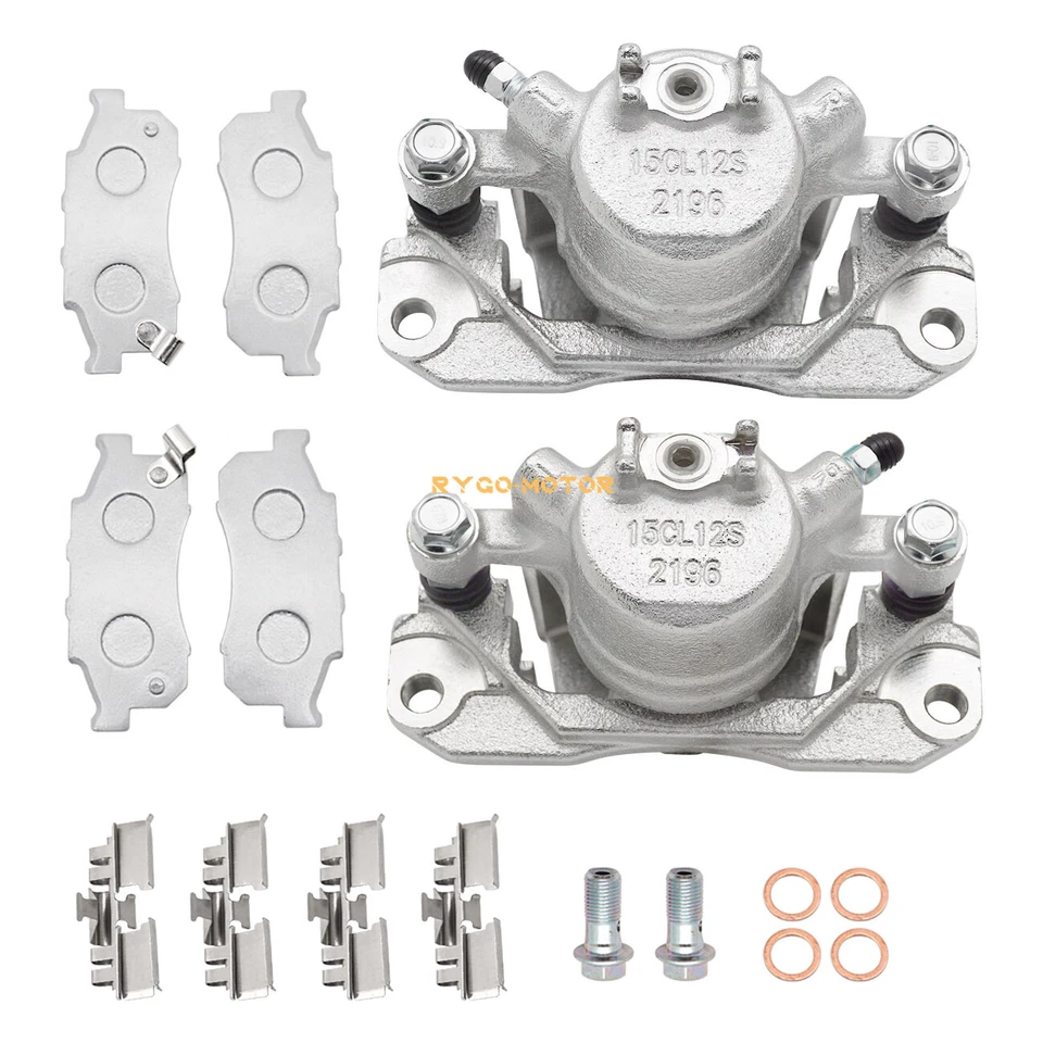 Front Brake Calipers & Ceramic Pads Kit for Honda Big Red 700 MUV700 2009-2013 - Image 1 of 4