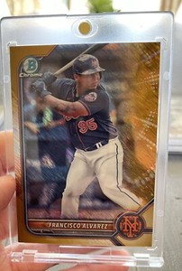 2022 Bowman Chrome Prospects Gold Shimmer Refractor /50 Francisco Alvarez