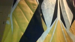 PADDED SLEEVES! Thor Youth M Yellow/Black/White Motorcross Jersey-NICE QUALITY! - Picture 1 of 20