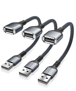 USB Data Blocker Adapter 3-Pack, Charge Only, Protects Against Juice Jacking - Picture 1 of 11
