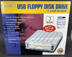 BUSlink USB Diskettenlaufwerk 1,44mb - Win 95/98/2000 & Mac OS - 3,5" - NEU!!! - Bild 1 von 9