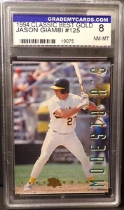 1994 Classic Best Gold #125 Jason Giambi Modesto A's NM-MT