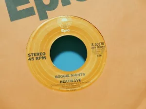 HEATWAVE - BOOGIE NIGHTS - EPIC 1976 *EX* 45 7" SINGLE🔥 - Imagen 1 de 2
