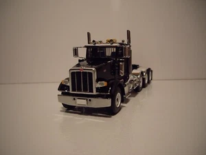 FIRST GEAR 1/50 BLACK TRI-AXLE PETERBILT 367 DAY CAB SAME AS DIECAST MASTERS - Picture 1 of 6