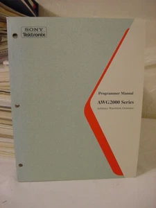 VTG MANUAL - SONY TEKTRONIX AWG2000 SERIES ARBITRARY WAVEFORM GENERATOR  - Picture 1 of 3