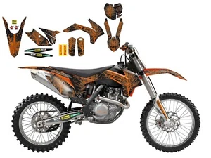 KTM SX-SXF 13>15 / EXC 14>16 Kit Grafiche Adesivi Replica Vanni Oddera Fluo - Imagen 1 de 1
