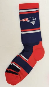 Calcetines juveniles NFL New England Patriots, nuevos (logotipo de 4 rayas) - Imagen 1 de 1