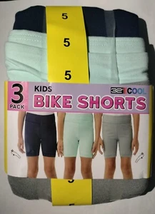 32 Degrees Cool 3 Pack Kids Bike Shorts Size 5 - Picture 1 of 1
