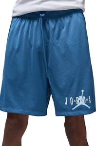 JORDAN ESSENTIALS MESH SHORTS- M BLUE NWOT - Picture 1 of 3