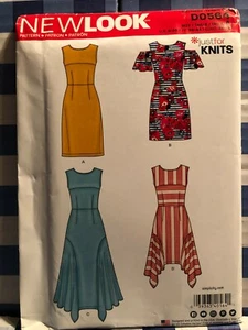 Simplicity Pattern #D0564 Misses Dress Ponited Hem Bare Shoulders Size 8-20 NEW - Picture 1 of 2