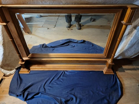 antique mantel mirror Cover