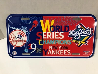 New York Yankees 1999 World Series Champions Plastic 12 x 6" Wincraft - Image 1 of 4