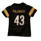 Pittsburgh Steelers Troy Polamalu Size Kids Small 7/8 Nike On Field Jersey