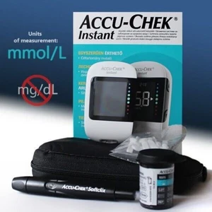 Kit Misuratore Glicemia Istantaneo Accu-chek + 50 Strisce Reattive Diabetici - Foto 1 di 14