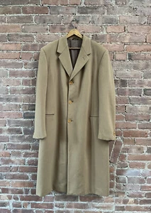 Vintage Giorgio Armani Men’s 100% Cashmere Coat, Sz Large Italy - Picture 1 of 11