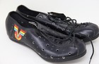 NOS VITTORIA LEATHER CYCLING SHOES39 6 1/2 VINTAGE 70S 80S VINTAGE OLD BICYCLE
