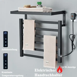 Badheizkörper Elektrisch Mit Thermostat Elektro Handtuchwärmer Handtuchtrockner - Picture 1 of 15