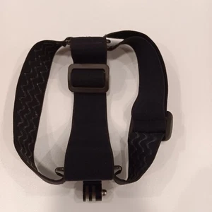 NO SCREW USED Original GoPro OEM Adjustable Black Head Mount Strap 90 Degree - Picture 1 of 14