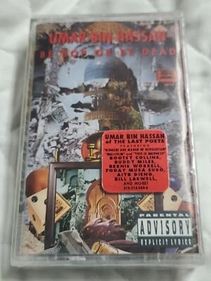 Umar Bin Hassan - Be Bop or Be Dead (Axiom/Island, 1993) Cassette - SEALED ca18 - Image 1 of 2