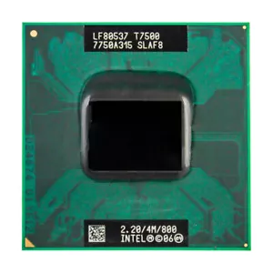 Procesador Intel Core 2 Duo T7500 CPU Socket P SLA44 SLAF8 2,2 GHZ 4 MB 800 MHZ - Imagen 1 de 2