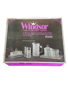 Federal Glass Windsor "Top O' the Table" Serving Set - Picture 1 of 6