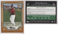 2009 Bowman Orange /250 Edwin Maysonet #219 Rookie RC