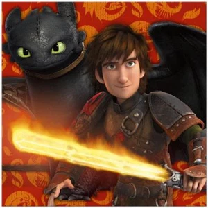 How To Train Your Dragon 2 Lunch Napkins 16 Per Package Birthday Party Supplies - Picture 1 of 1