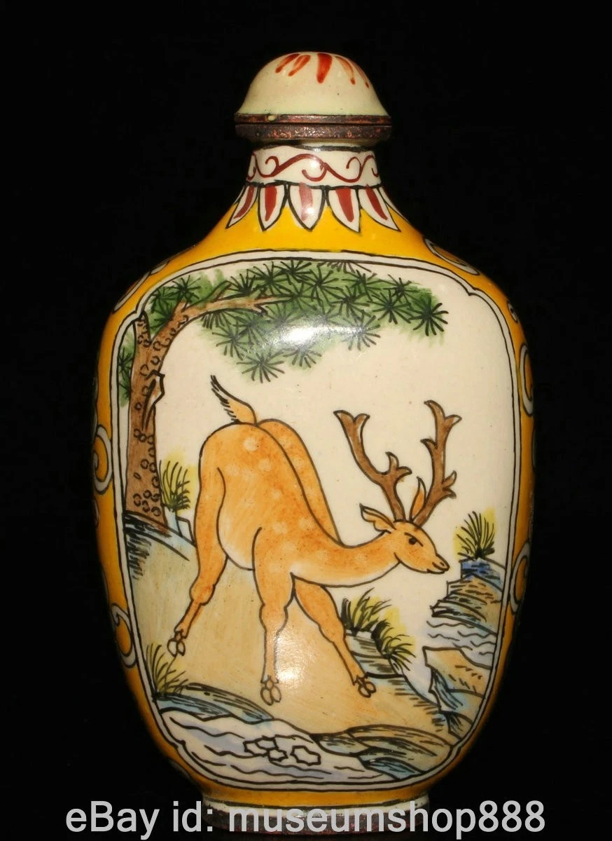 古董原始景泰蓝古董中国鼻烟壶| eBay