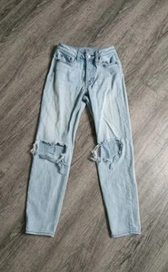 American Eagle Jeans Womens 00 Vintage High Rise Distressed Retro Y2K Denim - Picture 1 of 8