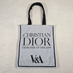  Christian Dior Designer of Dreams V & A Museum Tote Bag - Grey - Rare  - Picture 1 of 12