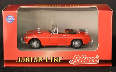 MGB Rojo Roadster Convertible 1:43 Diecast Schuco Junior Line Como Nuevo en Caja Foto 1 de 4