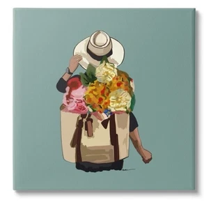 Stupell Industries Mixed Flower Arrangement Rucksack Sommerblüten 30X30 - Bild 1 von 3
