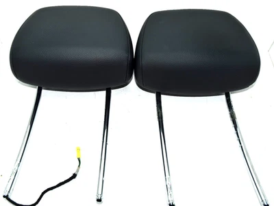 💎 2008-2014 MERCEDES W204 C300 NEGRO REPOSACABEZAS DELANTERO IZQUIERDO Y DERECHO CUERO OEM Foto 1 de 4