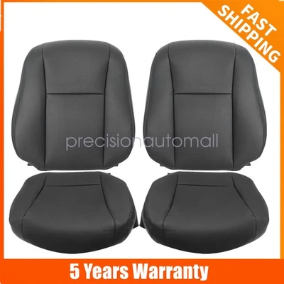 2007 to 2012 For Lexus LS460 LS600h Front Bottom & Back Leather Seat Cover Black Foto 1 de 4