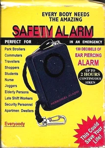 SAFTEY ALARM - 130 EAR PIERCING DECIBELS - UP TO TWO HOURS CONTINUOUS SIREN - Picture 1 of 4
