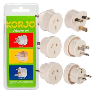 NEW Korjo International Adaptor Plug Set - Picture 1 of 3