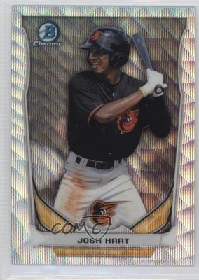 2014 Bowman Draft Top Prospects Chrome Silver Wave Refractor /25 Josh Hart - Image 1 of 2