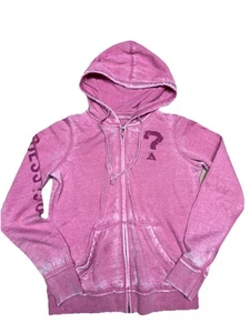 Vintage Y2K Guess Pink Bedazzled Full Zip Hoodie Size Small - Bild 1 von 3