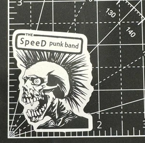 Speed Punk Band Hardcore Punk Rock Banda Logo Vinilo Calcomanía Adhesiva Bomba Australia - Imagen 1 de 5