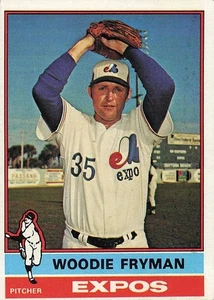 1976 Topps - Woodie Fryman #467 EX - Imagen 1 de 2