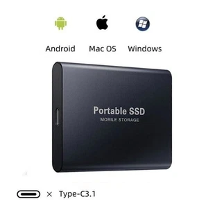 UK 2TB External Hard Drive Disk Memory Storage USB 3.0 HDD for PC Laptop Phone☆ - Picture 1 of 4