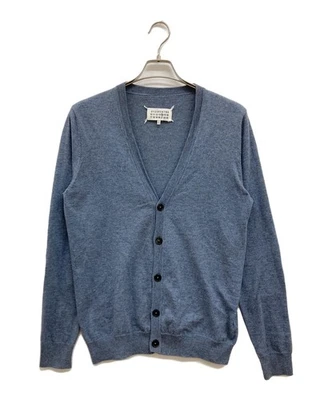 Maison Margiela Elbow patch wool cardigan Size: M Blue Men S15334 S50HA0590 - Image 1 of 4