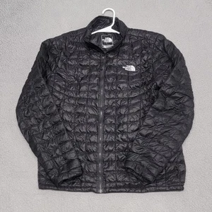 North Face Jacke Herren Large Schwarz Gesteppt Puffer Thermoball Reißverschluss - Bild 1 von 14