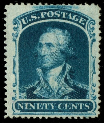 [VP05] USA 1860 Scott#39 mint no gum 90¢  XF-Superb "Signed Brun" - Image 1 of 2