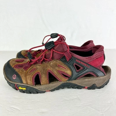 Туфли женские Merrell All Out Blaze сито 7,5 коричневые сахарные универсальные для пеших прогулок - Изображение 1 из 4